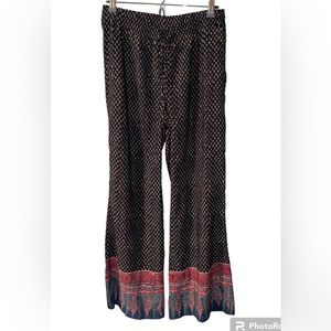 Lauren RL drawstring wide leg pants
